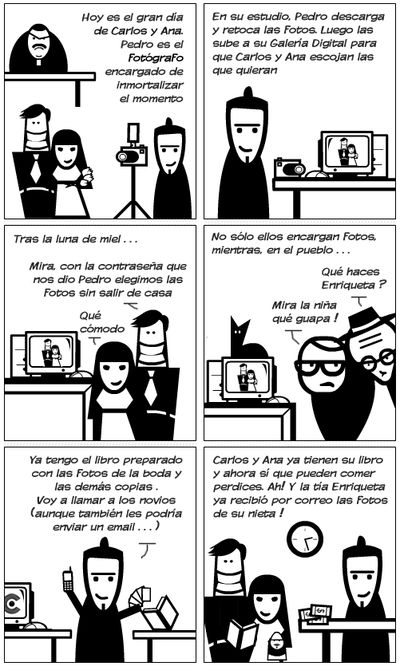 Comic LGD - Carlos y Ana se casan
