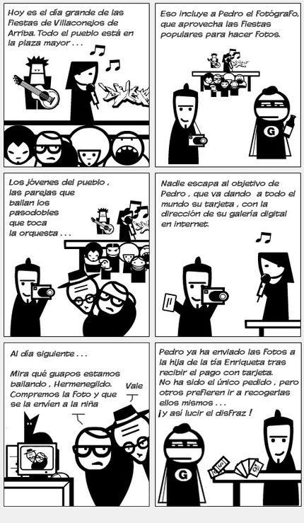 Comic LGD - Las fiestas del pueblo