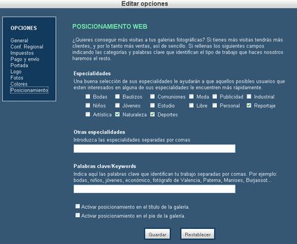 Nuevo posicionamiento web de La Galeria Digital