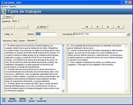 Gestión de las claúsulas de un contrato Gestión de las claúsulas de un contrato