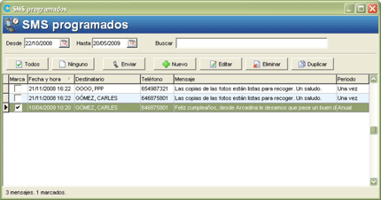 sms prog SMS programados: mantente en contacto con tus clientes