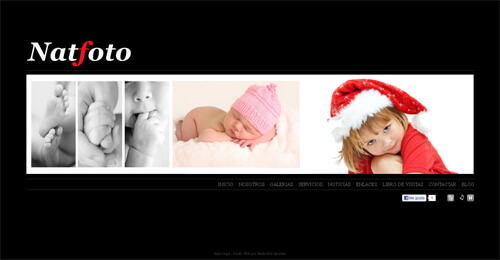 NatFoto 500x260 Últimas webs de fotógrafos del 2011