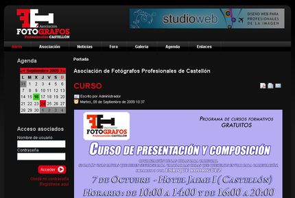 Nueva web de Fotógrafos de Castellón Nueva web de Fotógrafos de Castellón