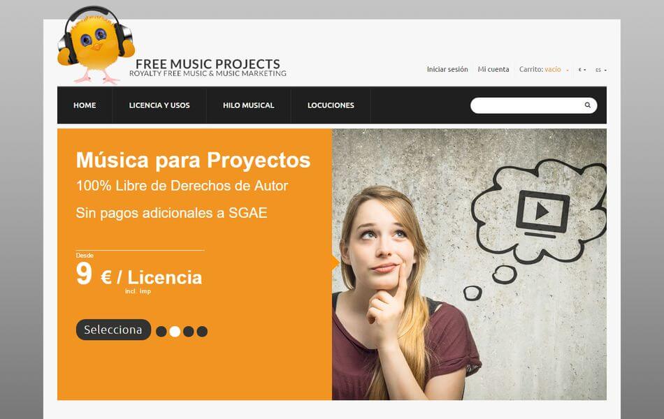 Free Music Projects - Música gratis para proyectos 