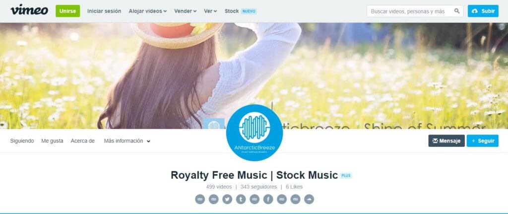Vimeo Music Store - librería de música gratuita y libre de derechos de autor