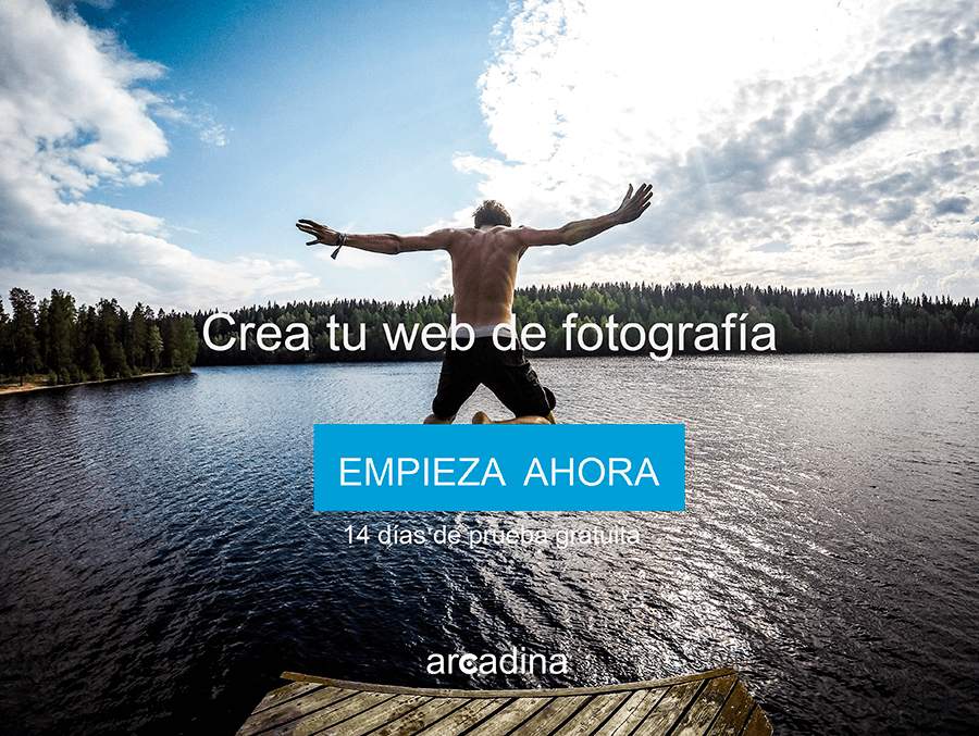 Crea ahora tu web de fotografía