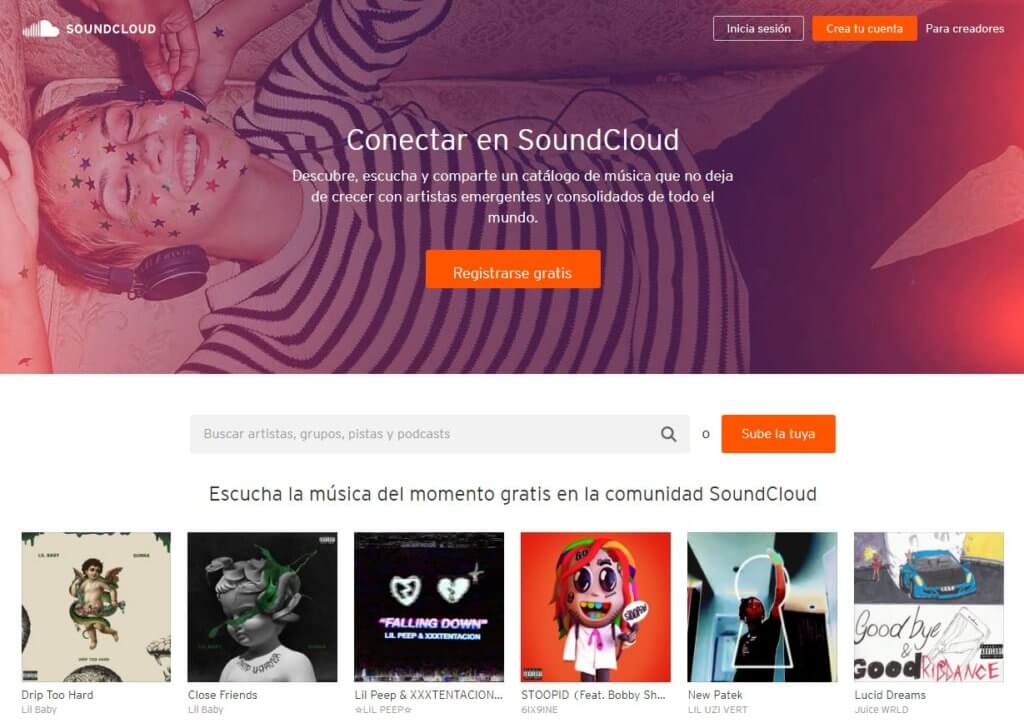Sound Cloud - Librería online de música gratuita
