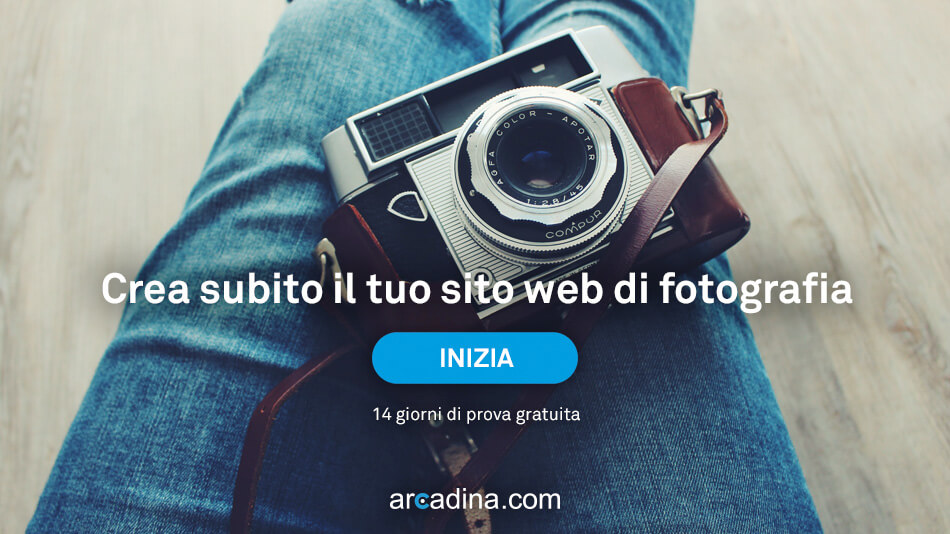 Creare sito web di fotografia
