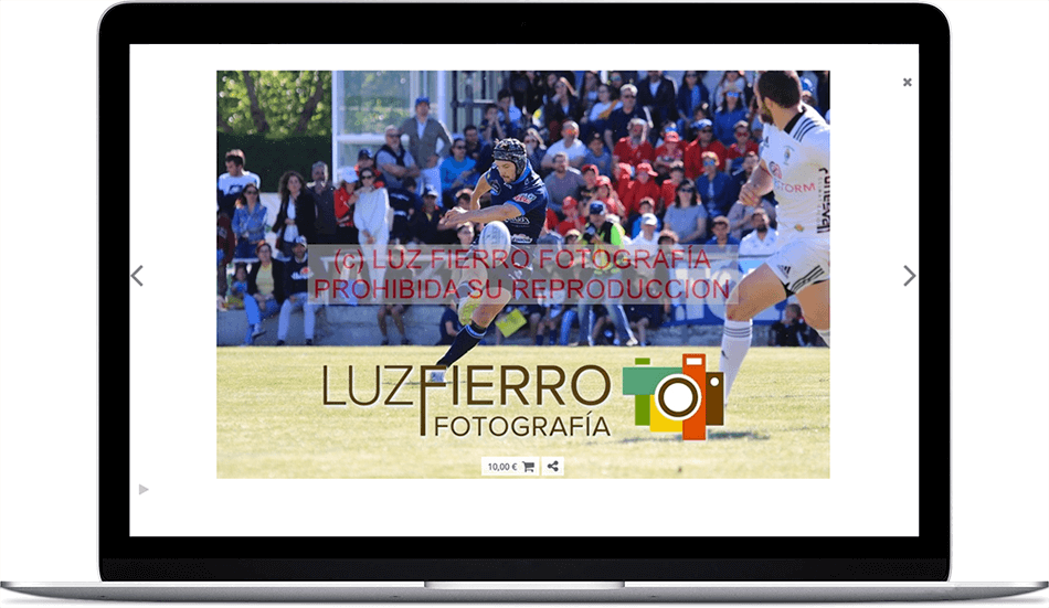 Luz Fierro Fotografía. Especializada en vender fotografía de rugby