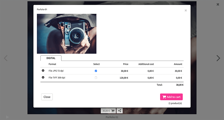 How to sell photos with digital download without paying commissions to third parties